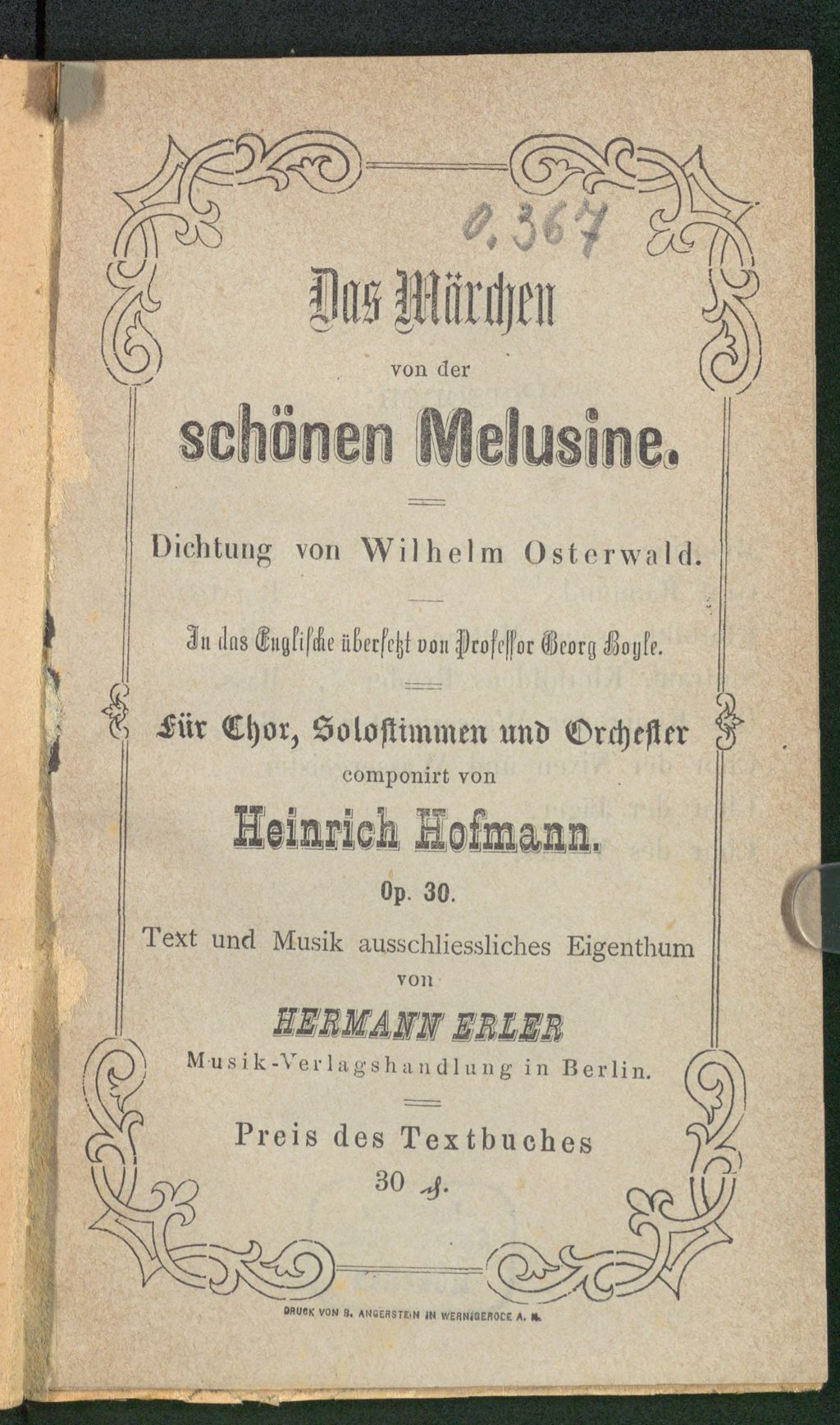 Cover of Das Märchen von der schönen Melusine