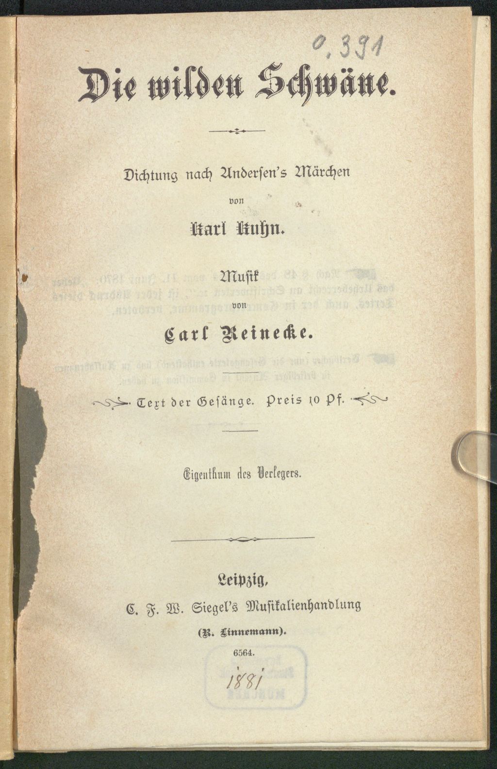 Cover of Die wilden Schwäne
