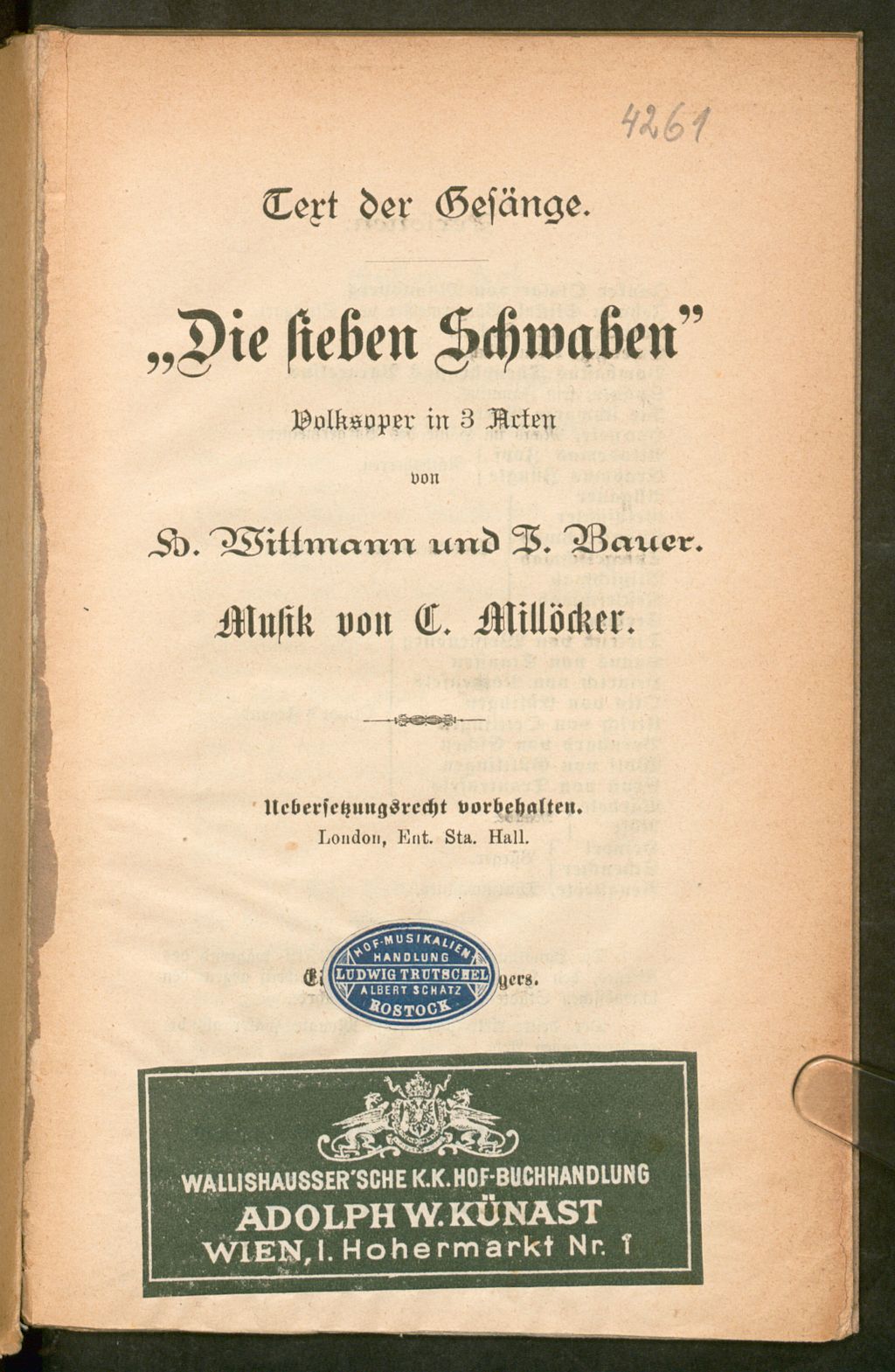 Cover of Die sieben Schwaben