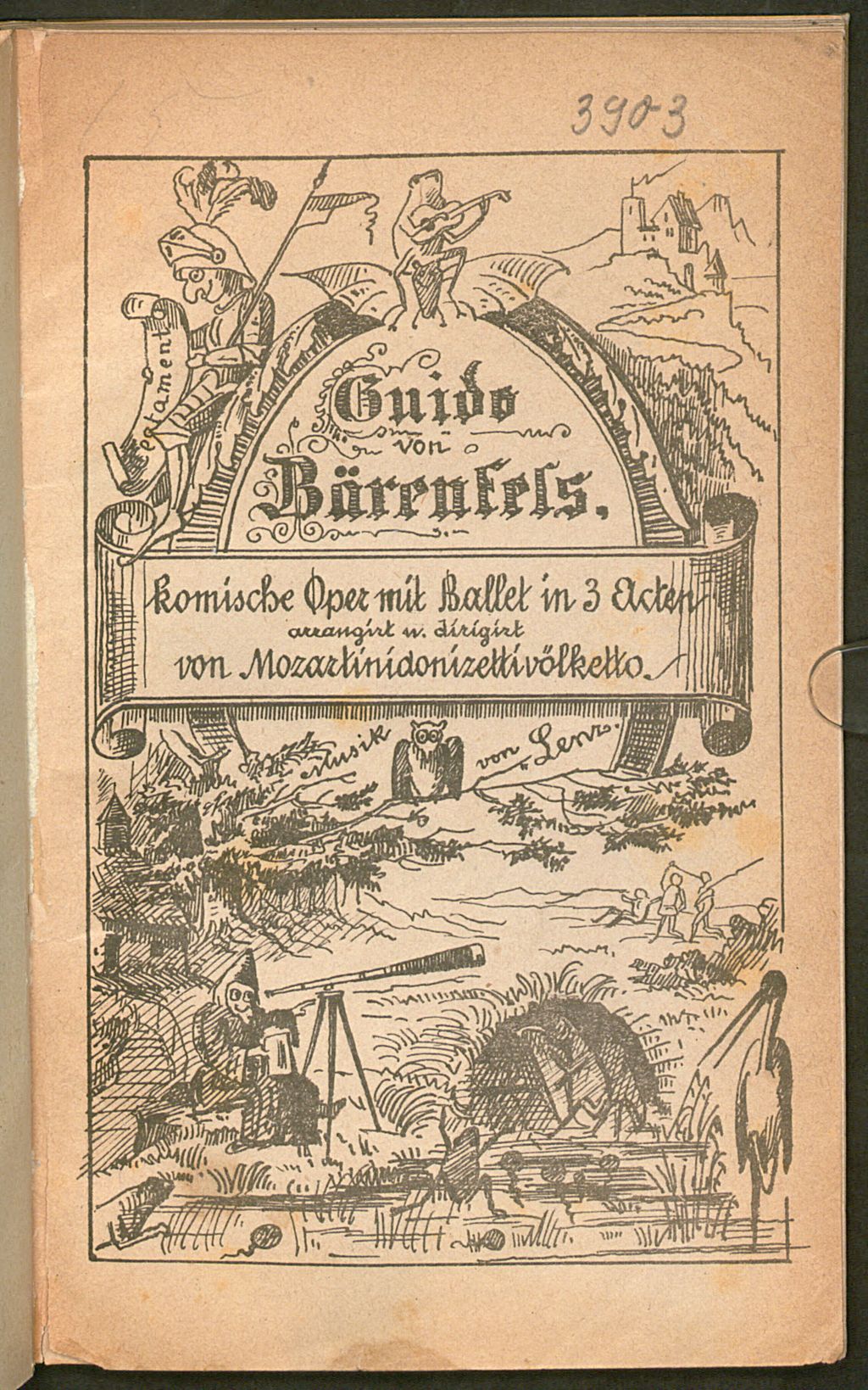 Cover of Guido von Bärenfels oder Die Entführung um Mitternacht