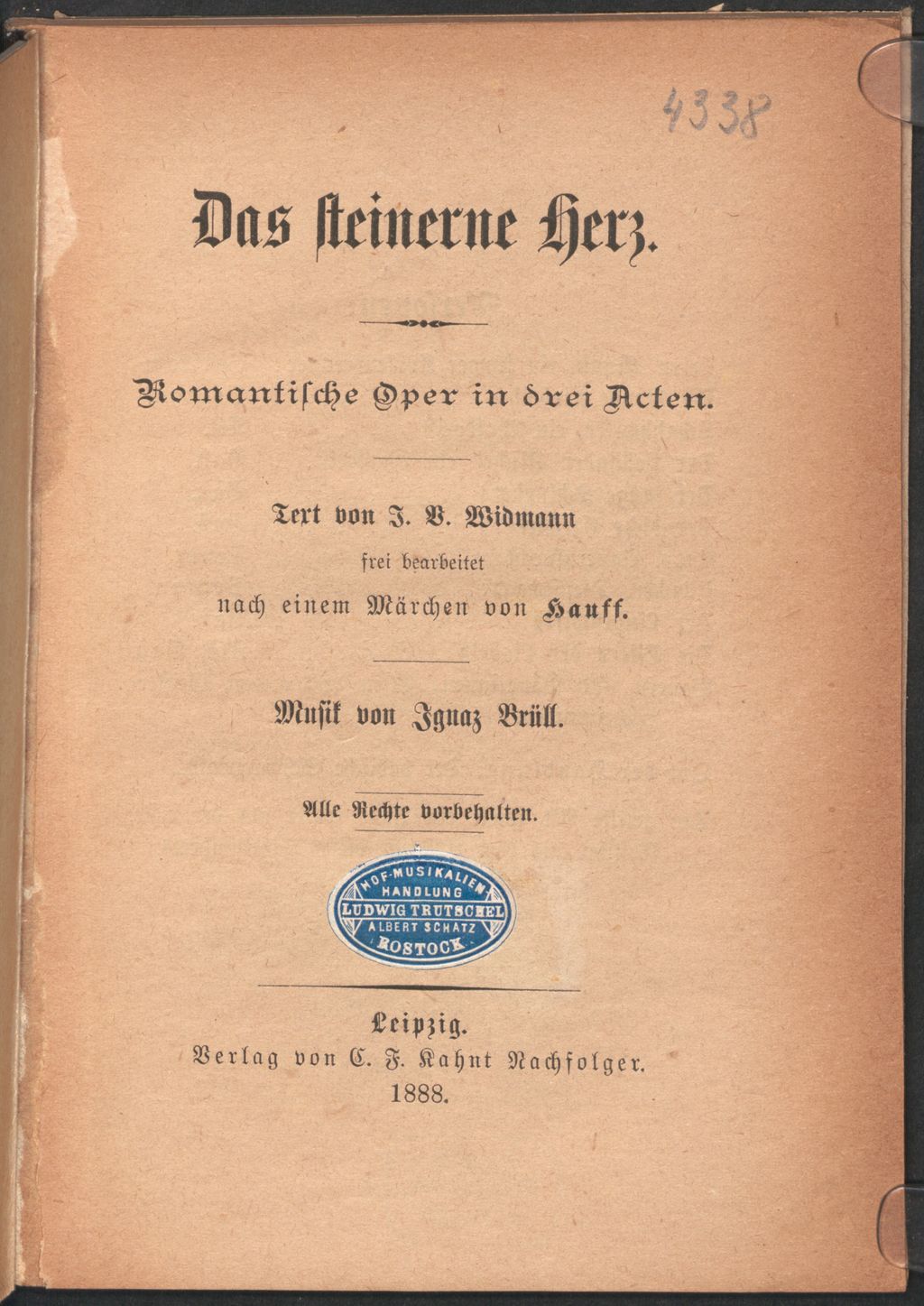 Cover of Das steinerne Herz