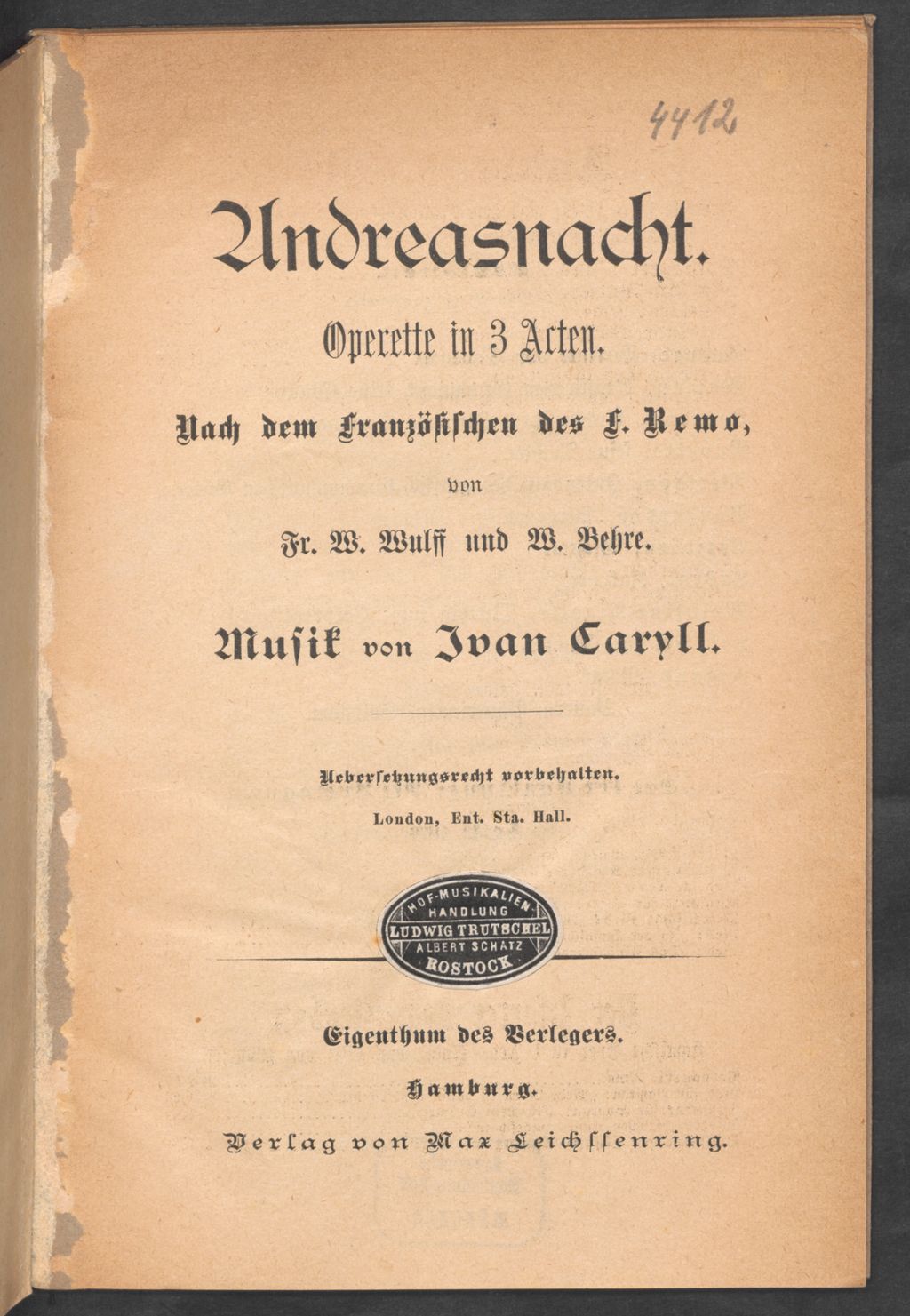 Cover of Andreasnacht