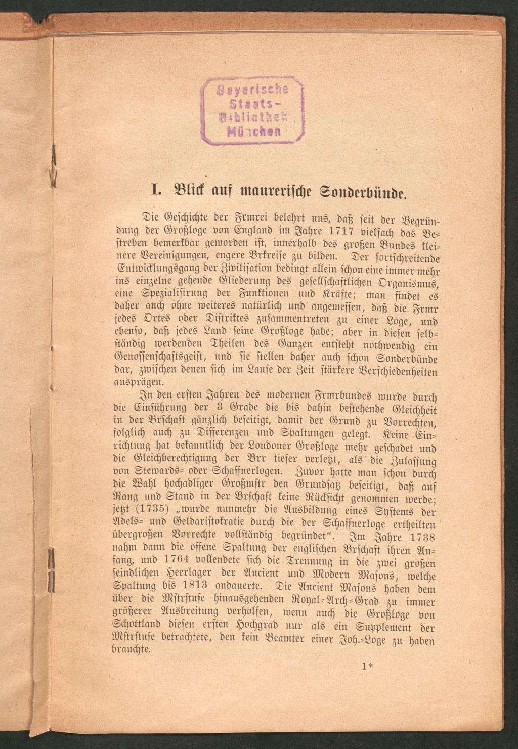Cover of Der Verein deutscher Freimaurer und seine Bestrebungen zur Reform des Logenwesens