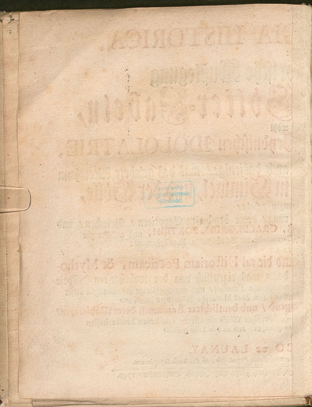Cover of Theo-mythologia historica, das ist, Gründlich- und historische Ausslegung der poetischen Götter-Fabeln