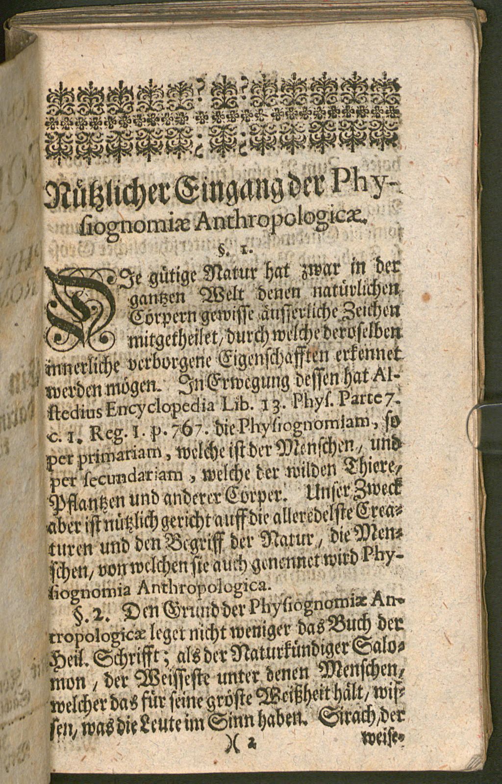 Cover of Johannis Praetorii P. L. C. Collegium Curiosum Privatissimum Physiognom-Chiromant-Metroposoop-Anthropologicum, Oder Ein sehr nützliches Werck, darinnen curieus und doch vollkömmlich abgehandelt wird, was zur Physiognomie, Chiromantie , Metoposcopie und Anthropologie gehöret