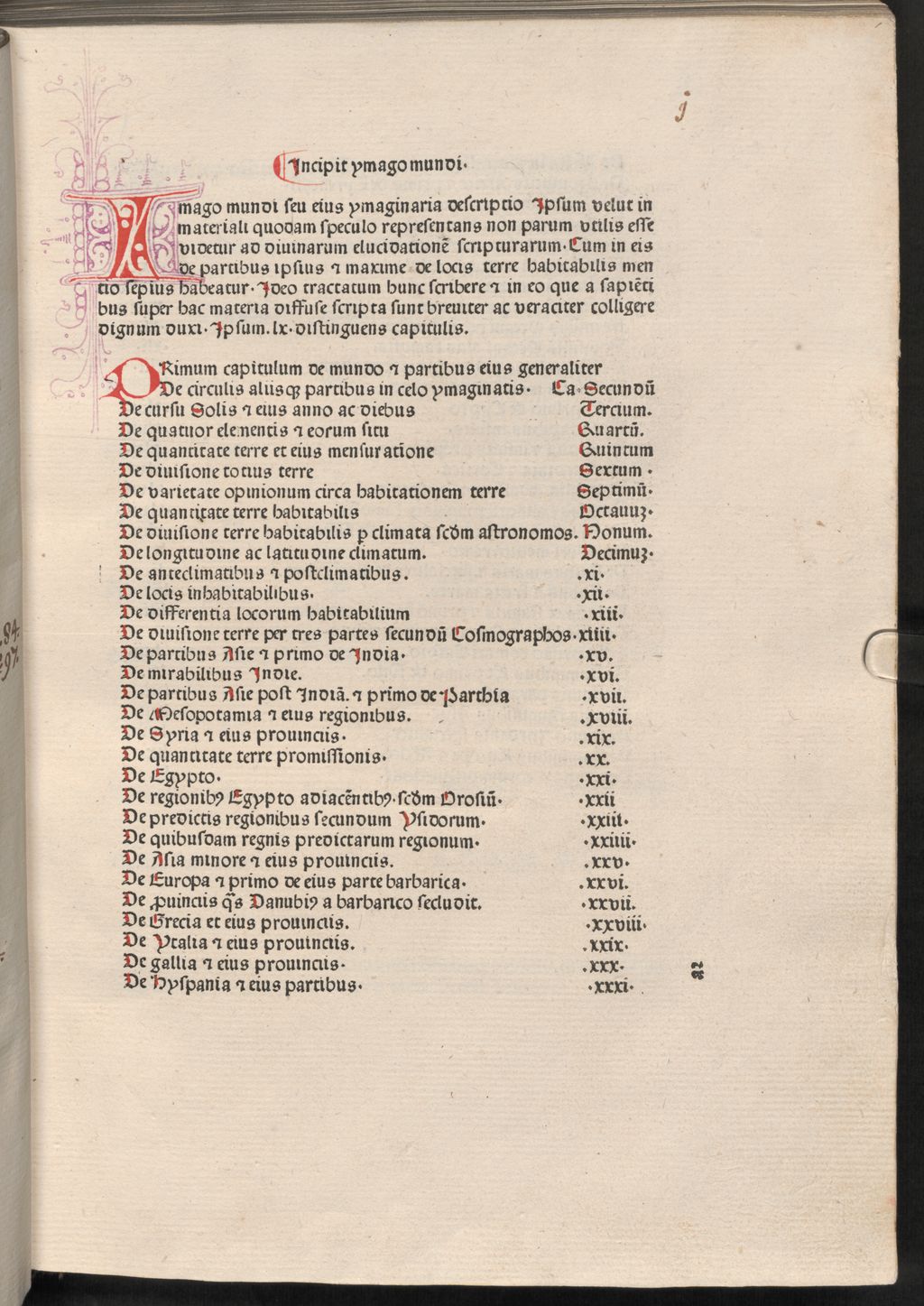 Cover of Ymago mundi