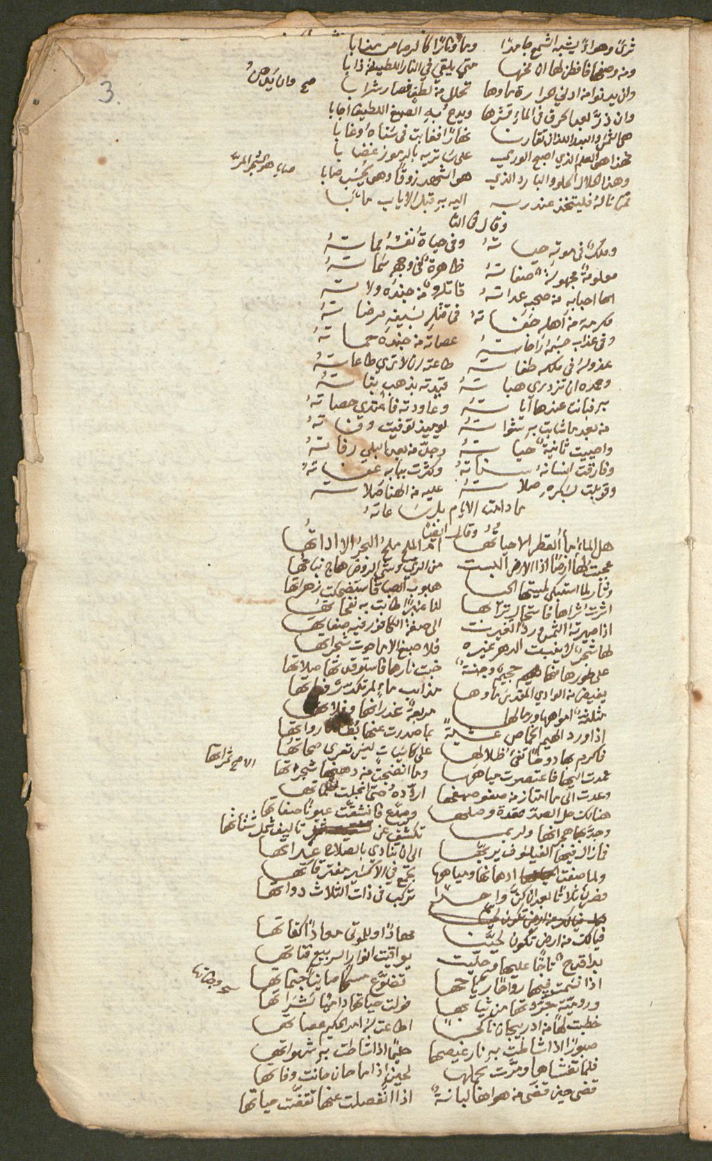 Cover of Kitāb Šuḏūr aḏ-ḏahab. [Fragment] - BSB Cod.arab. 881