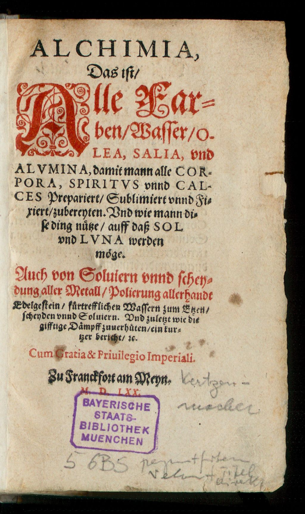 Cover of Alchimia
