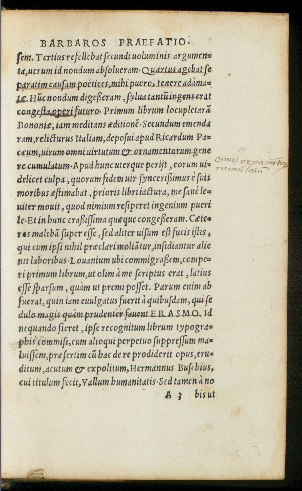 Cover of Antibarbarorvm D. Erasmi Roterodami, liber unus