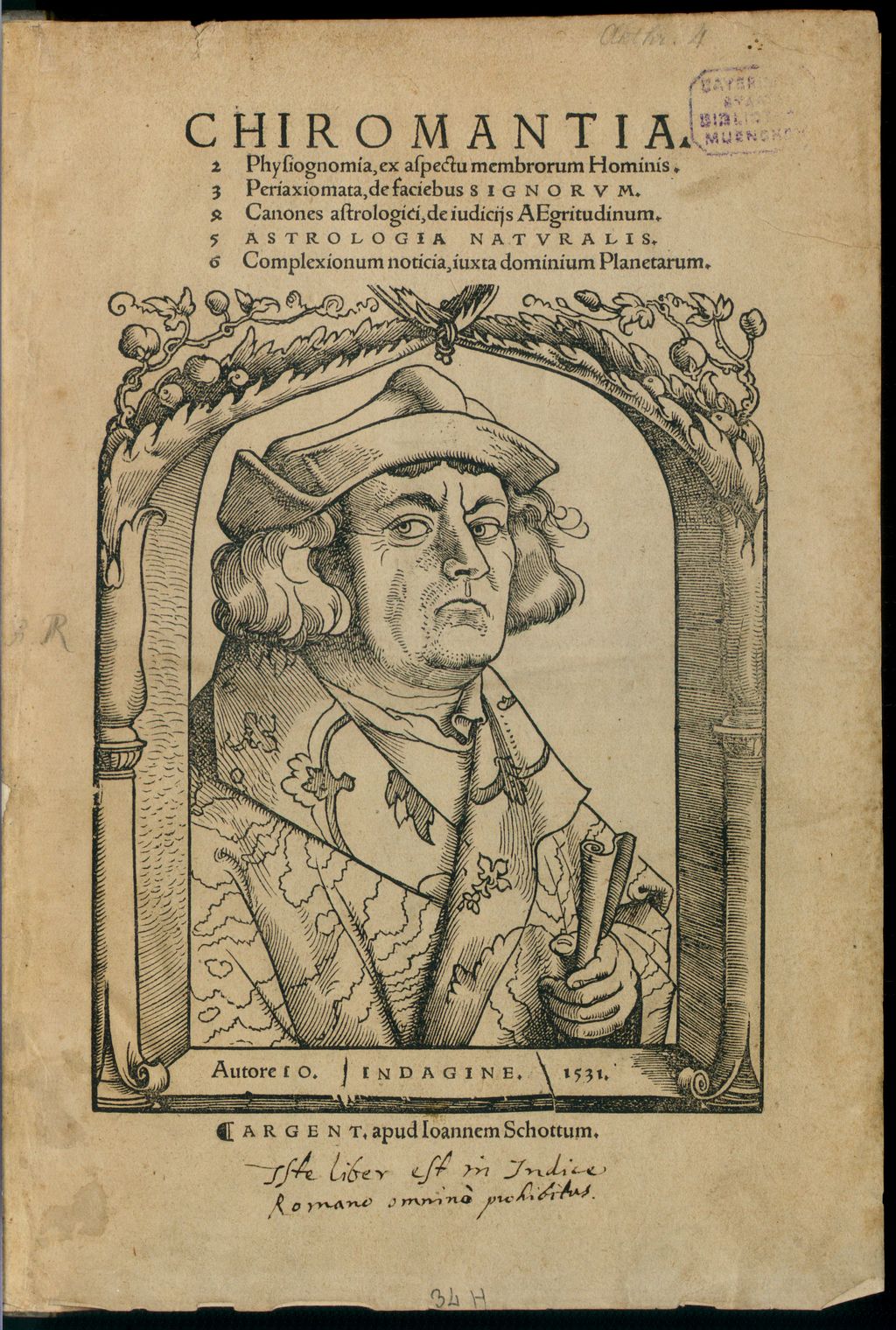 Cover of Chiromantia