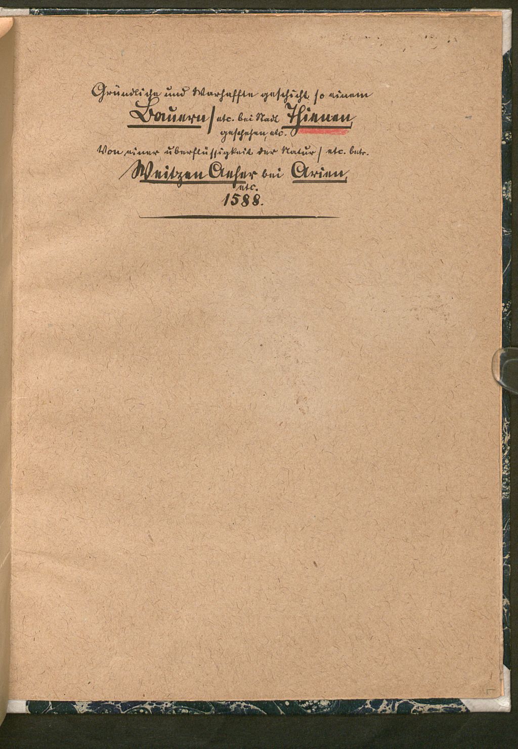 Cover of Gruendliche vnd Warhaffte geschicht, so einem Bawern offentlich sonder verborgen ist geschehen, der mit Korn zu Marckt ist gefahrn nach einer Stadt Thienen genand in Brabandt, in diesen 1588 Jar. den letzten Junij