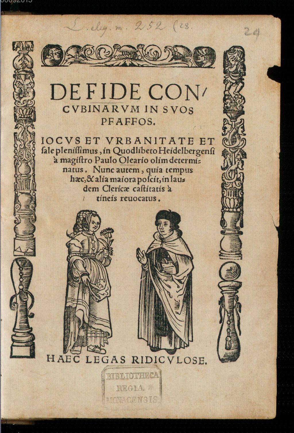 Cover of De Fide Concvbinarvm In Svos Pfaffos
