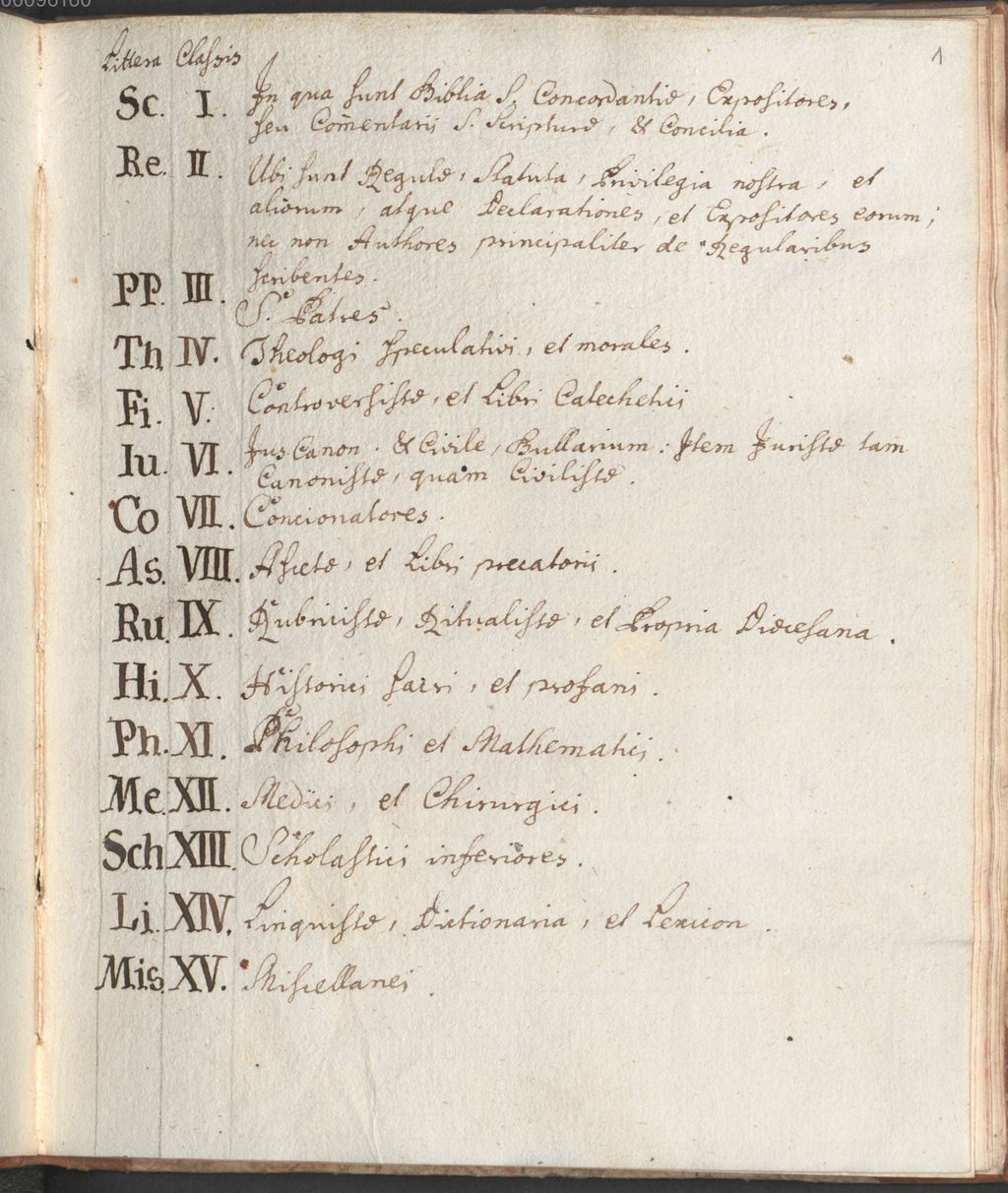Cover of Amberg, Franziskanerkloster: Kataloge der Zellenbestände, 1775 - 1797 und 1802, Bd. 1 - BSB Cbm Cat. 352(1