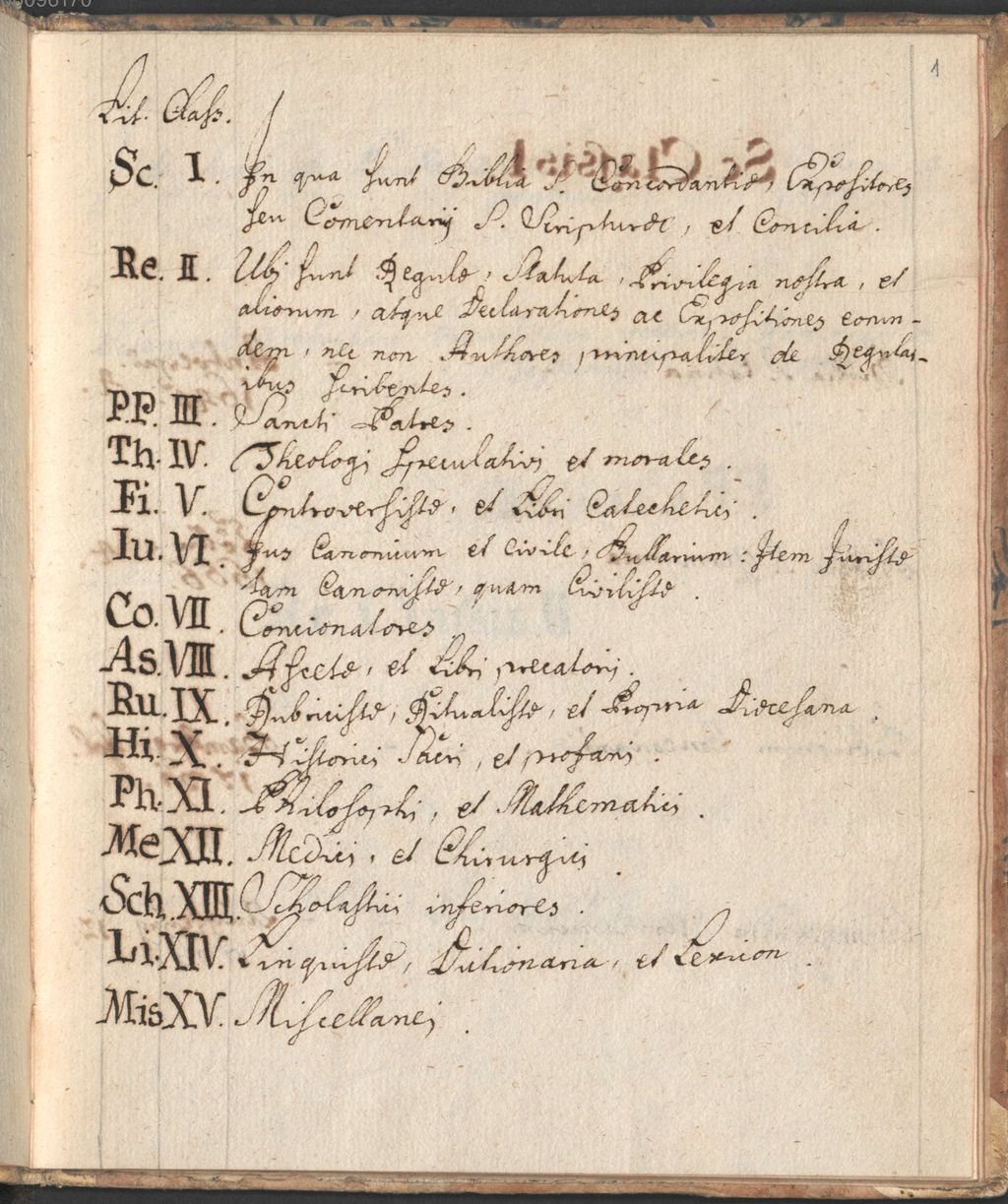 Cover of Amberg, Franziskanerkloster: Kataloge der Zellenbestände, 1775 - 1797 und 1802, Bd. 11 - BSB Cbm Cat. 352(11