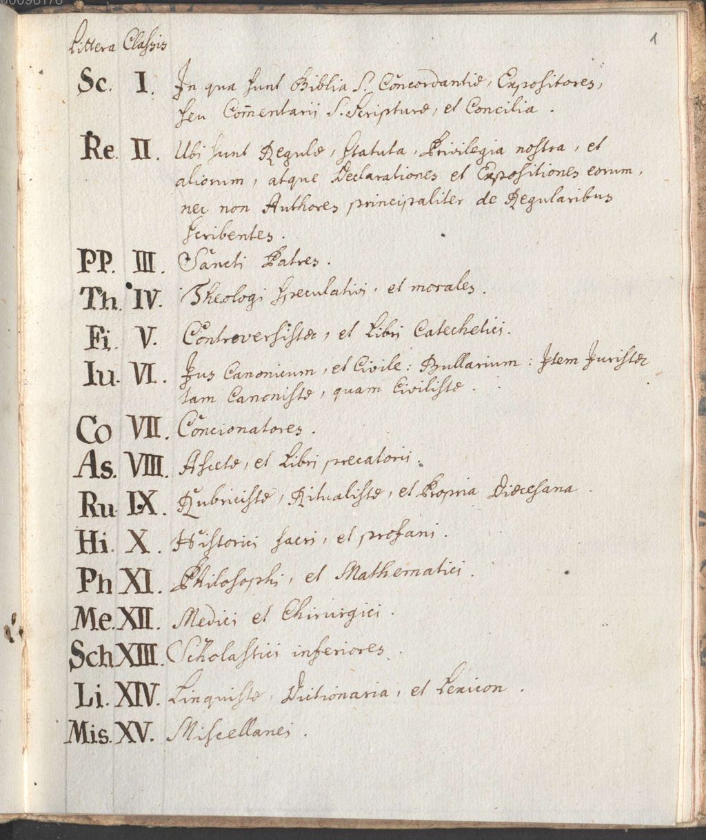 Cover of Amberg, Franziskanerkloster: Kataloge der Zellenbestände, 1775 - 1797 und 1802, Bd. 14 - BSB Cbm Cat. 352(14