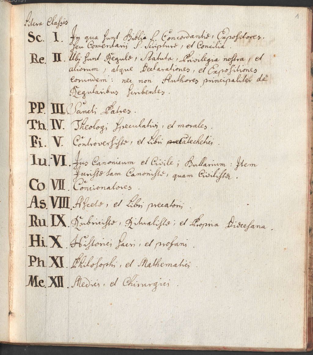 Cover of Amberg, Franziskanerkloster: Kataloge der Zellenbestände, 1775 - 1797 und 1802, Bd. 21 - BSB Cbm Cat. 352(21