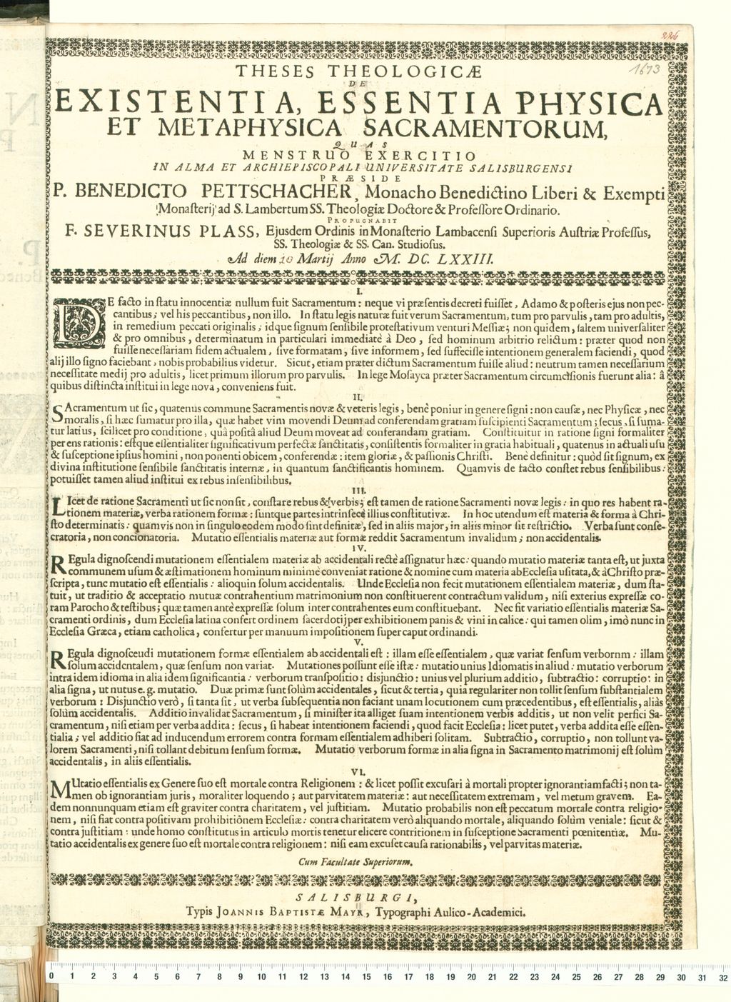 Cover of Theses Theologicae De Existentia, Essentia Physica Et Metaphysica Sacramentorum