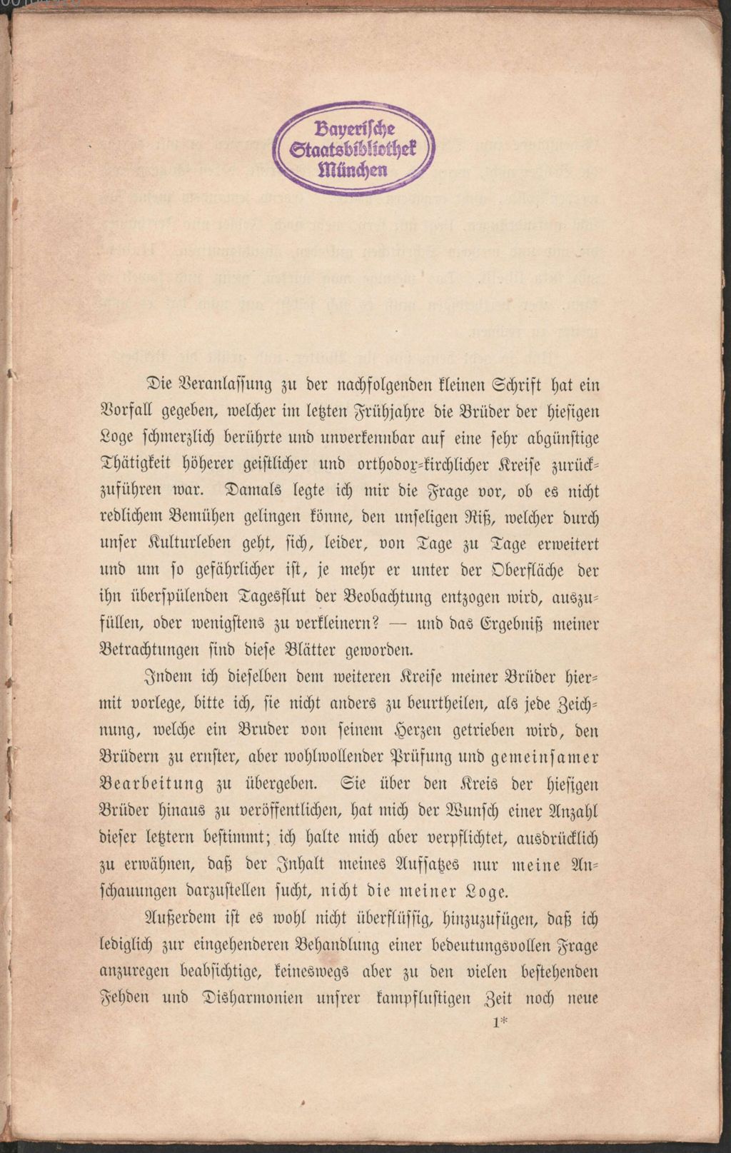 Cover of Ist die Freimaurerei geeignet die Versöhnung der heutigen Gegensätze zwischen Kirche und Welt herbeizuführen?