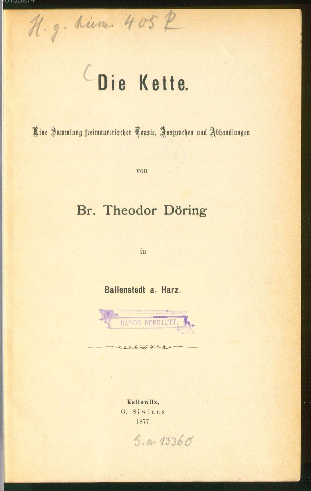 Cover of Die Kette
