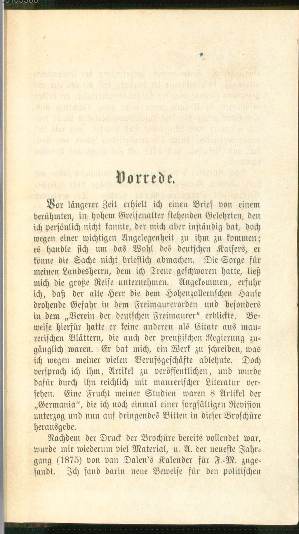 Cover of Der Freimaurer -Orden und die Ordens-Congregationen der Katholischen Kirche gegenüber dem Preussischen Vereins-Gesetze