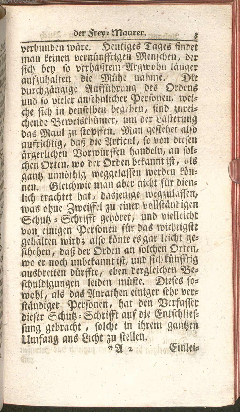 Cover of Anhang zum Constitutionen-Buch Der Frey-Maurer