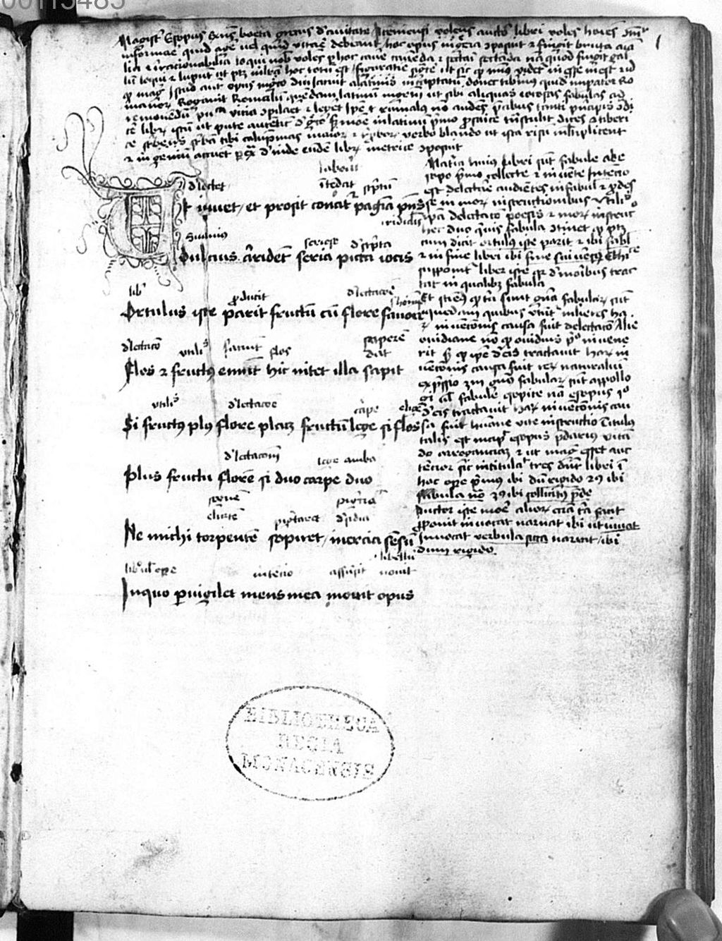 Cover of Waltheri (Pseudo-Aesopi) fabulae metro elegiaco cum scholiis - BSB Clm 609