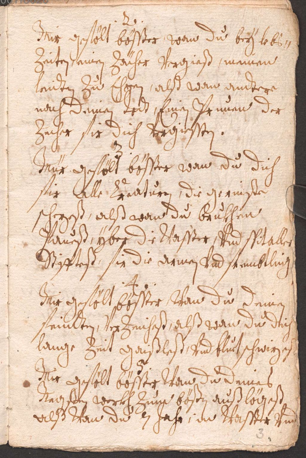Cover of Ein kurzes Gespräch zwischen 6 gelehrten Meistern, dero ein jeder soll sagen , was er halte von der Trübsal, so Gott den auf dieser Welt lasse leiden - Alto MS Z 00225