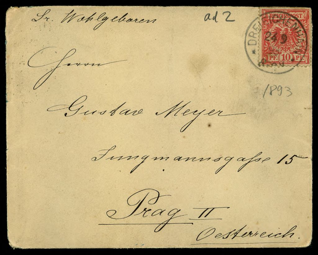 Cover of Gustav Meyrink (1868-1932) Nachlass: Briefe und Karten von Alois Mailänder an Gustav Meyrink - BSB Meyrinkiana I.2. Johannes an Ruben