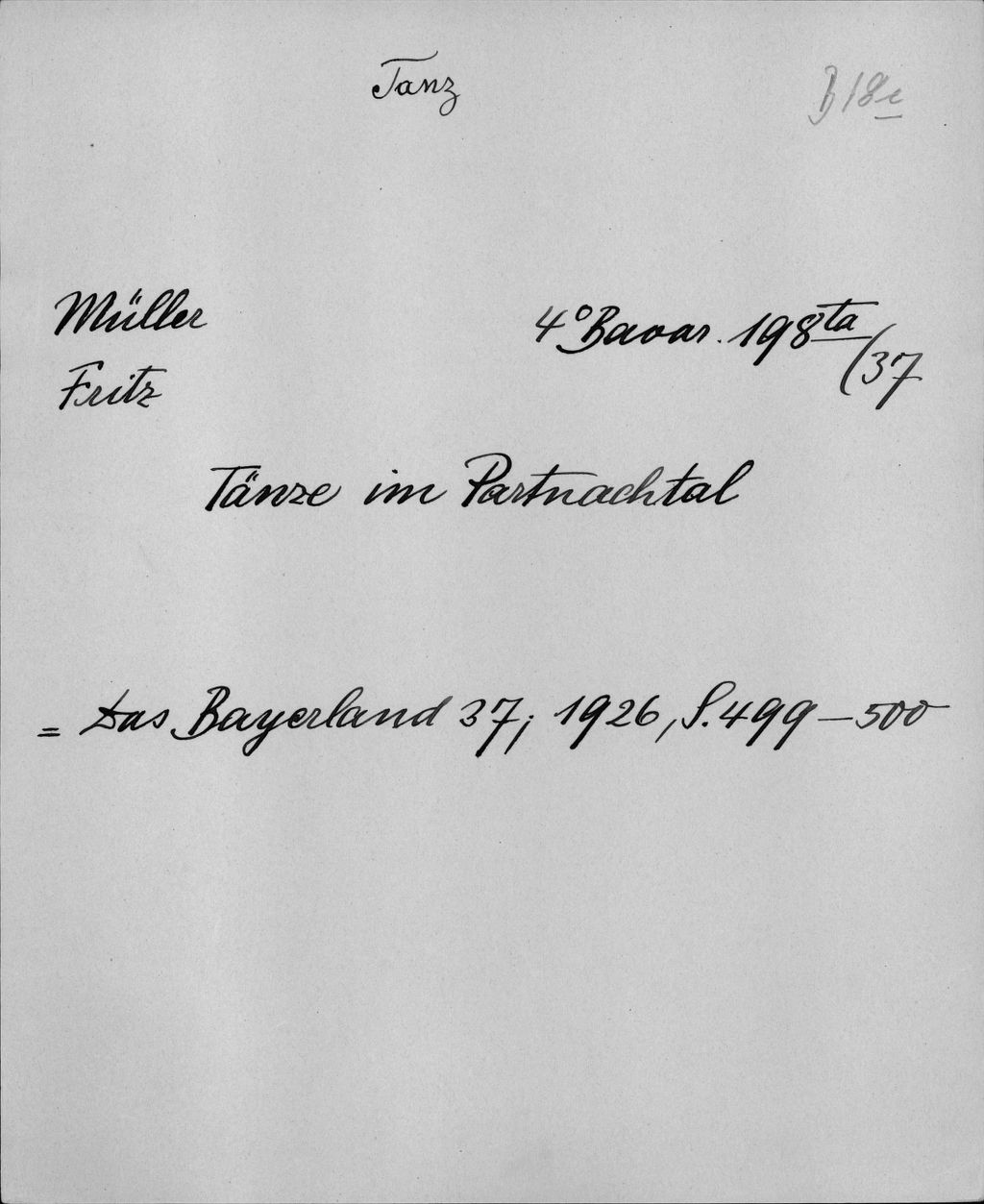 Cover of Alter Realkatalog (1501-1952), Teil Bayern. 18 a,4, Volkskunde ; im Einzelnen, alphabetisch: T-Z - BSB Cbm Cat. 805(1 b 18 a,4