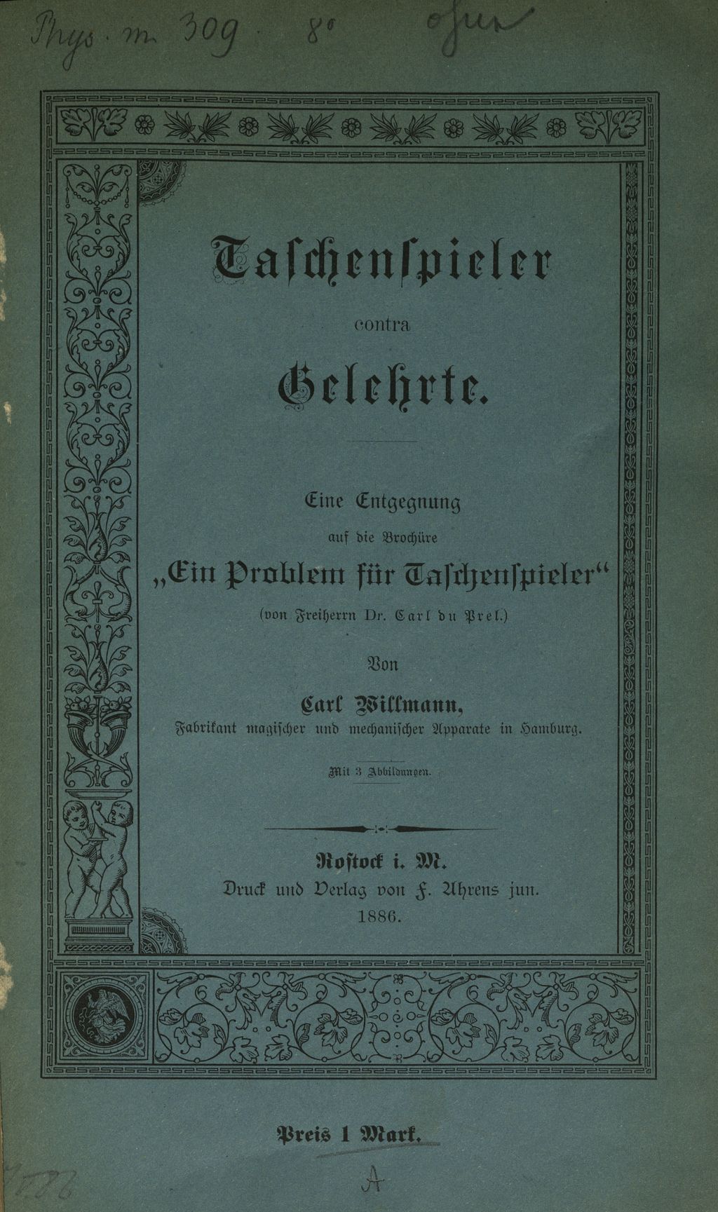 Cover of Taschenspieler contra Gelehrte