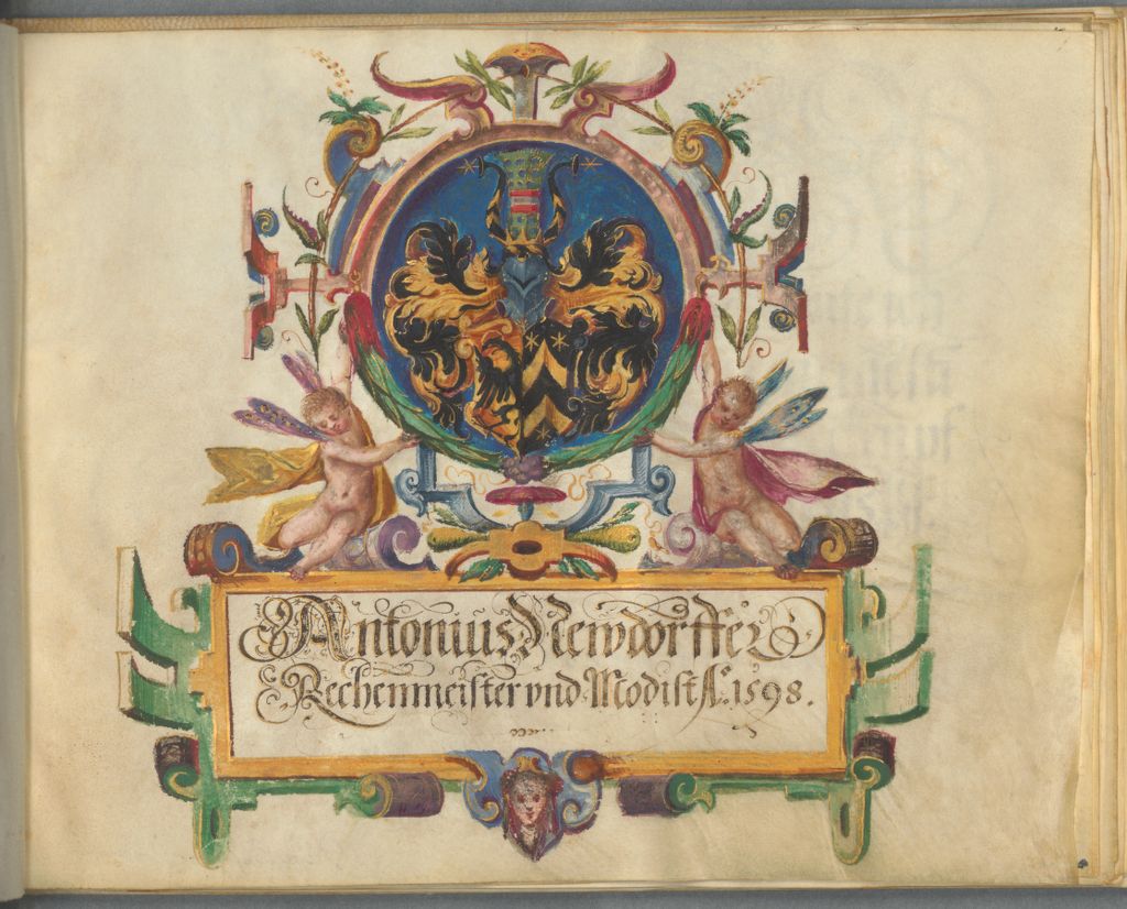 Cover of Schreibmeisterbuch - BSB Cgm 9635