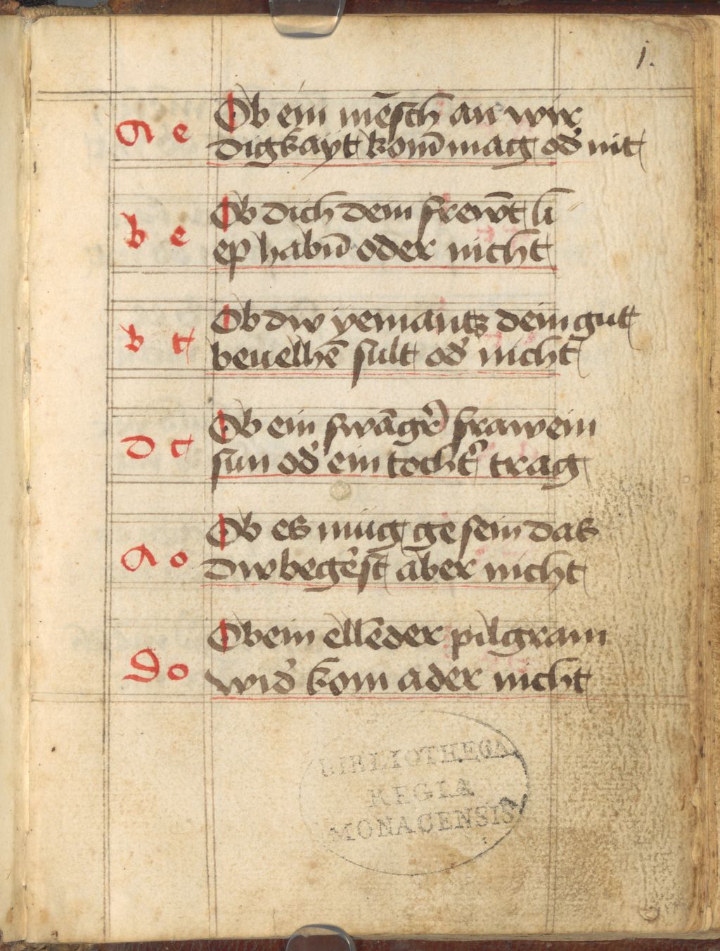 Cover of Losbuch - BSB Cgm 472