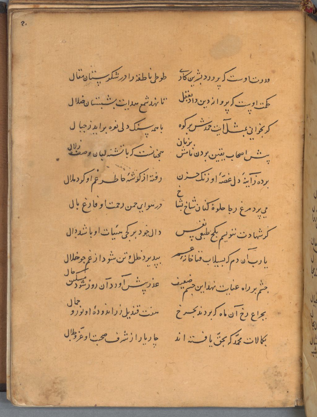 Cover of Dīwān - BSB Cod.pers. 84