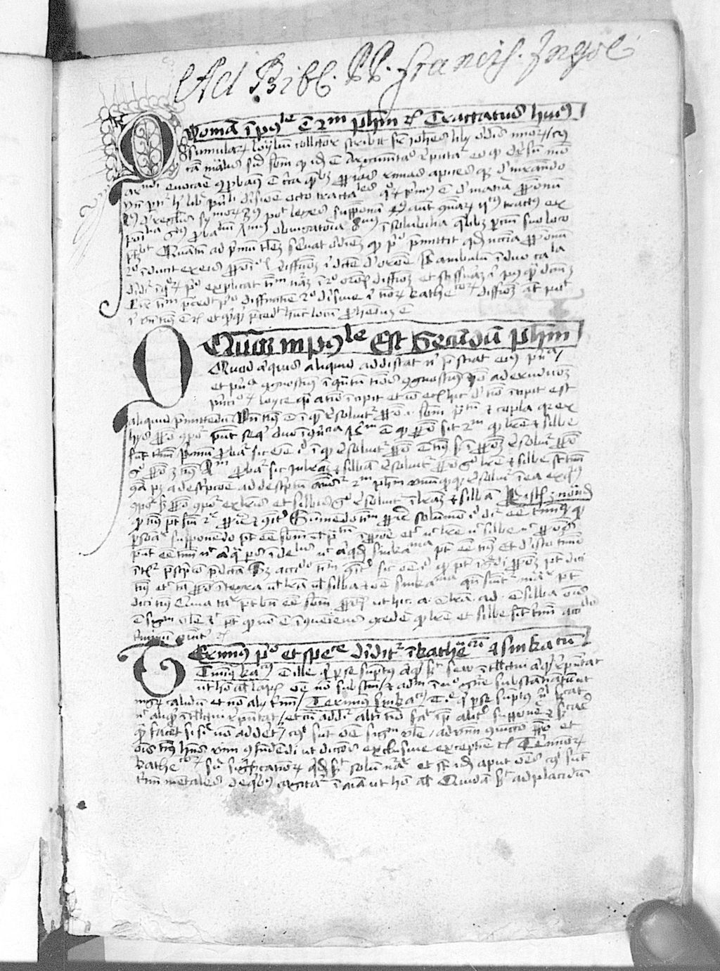 Cover of Johannes Lilius: Tractatus 2 logicales. Porphyrius: Isagoge, mit Kommentar [u.a.] - BSB Clm 28820