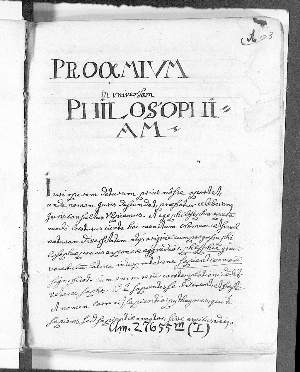 Cover of Anselmi Erb logica. Physica et metaphysica (Bd. 1) - BSB Clm 27655 m(1