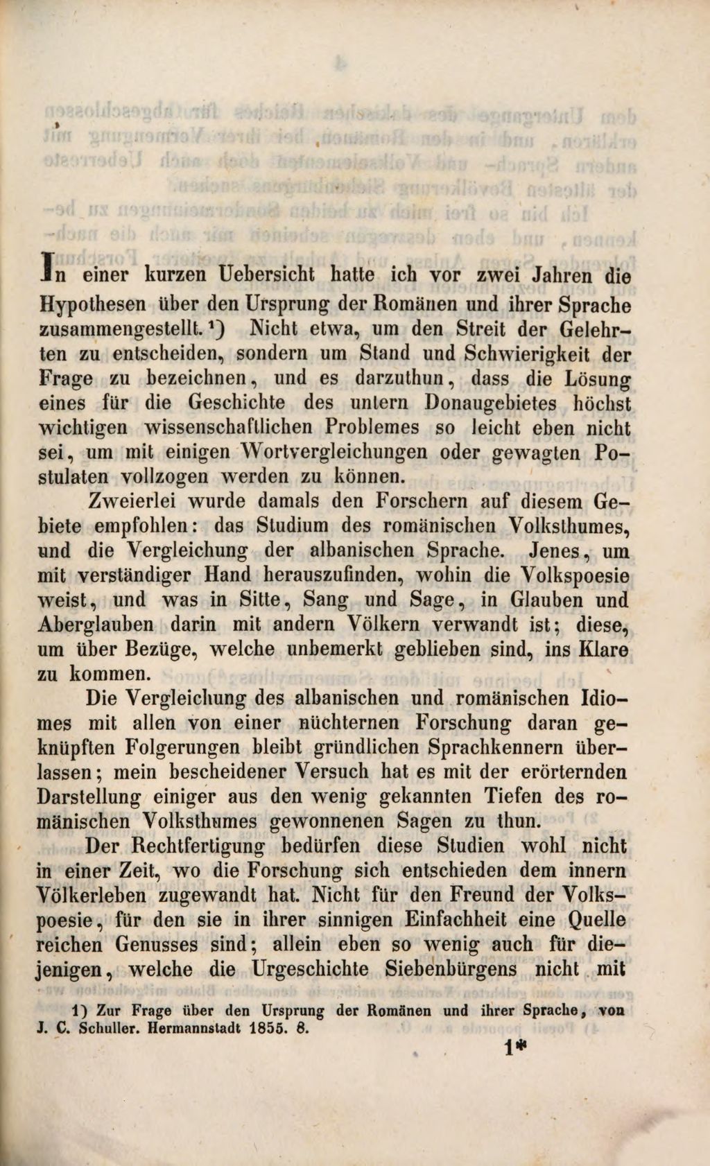 Cover of Ueber einige merkwürdige Volkssagen der Romänen