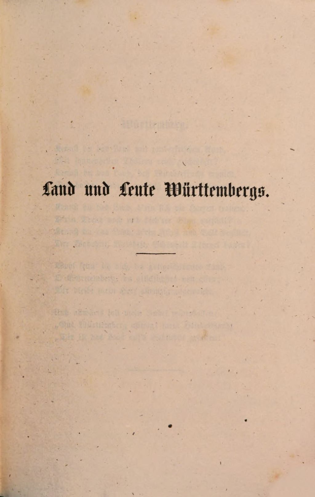 Cover of Land und Leute Württembergs. 1