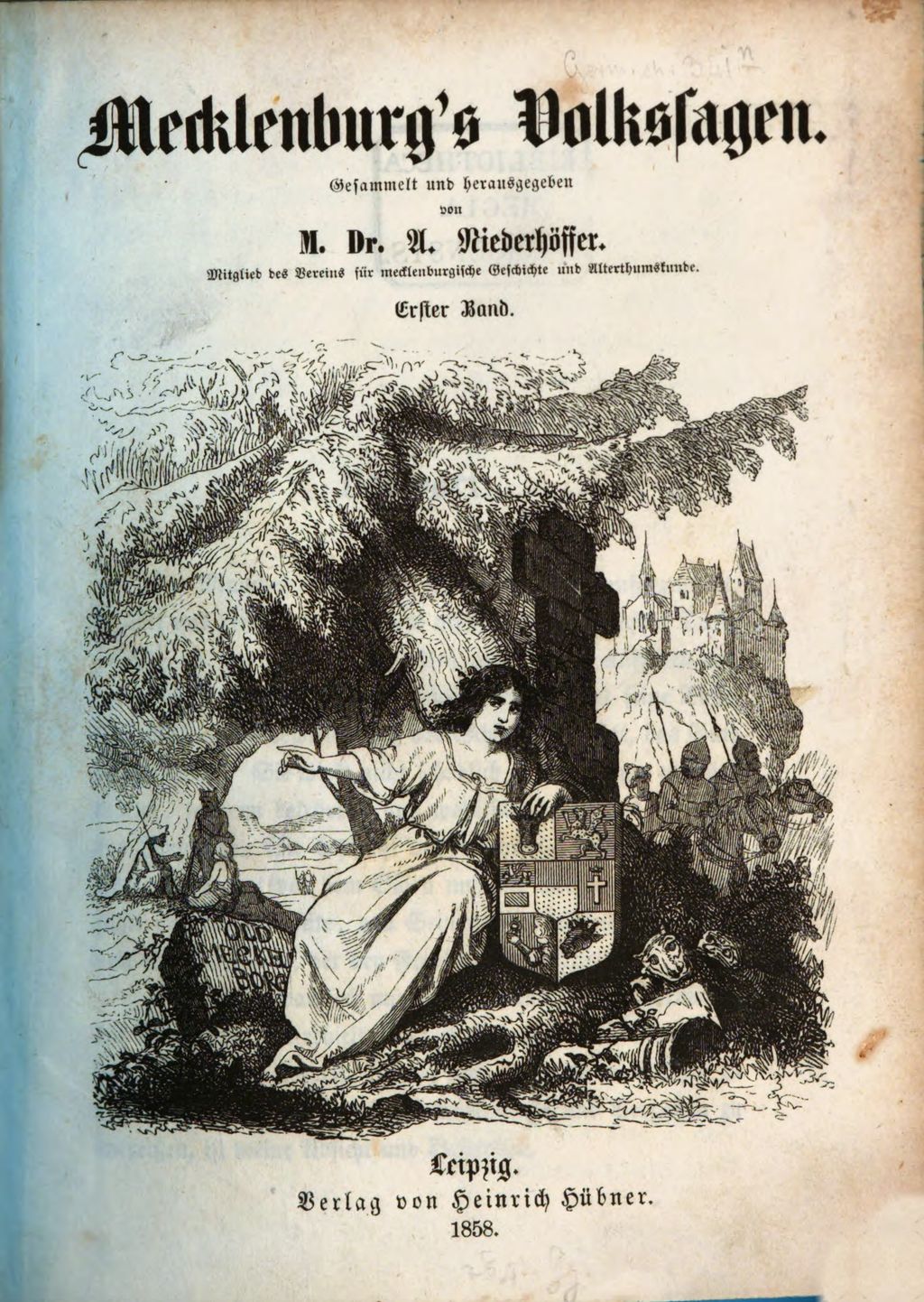 Cover of Mecklenburg's Volkssagen . 1