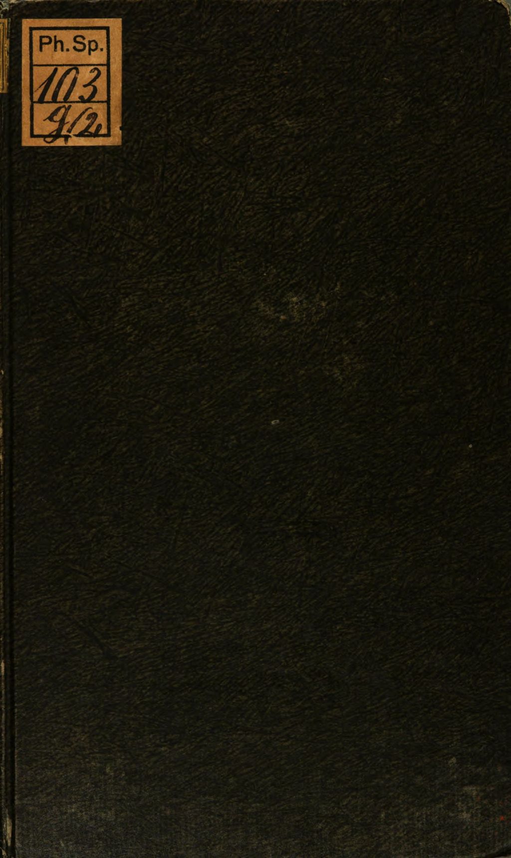 Cover of Anhang zur zweiten Auflage der Athanasia
