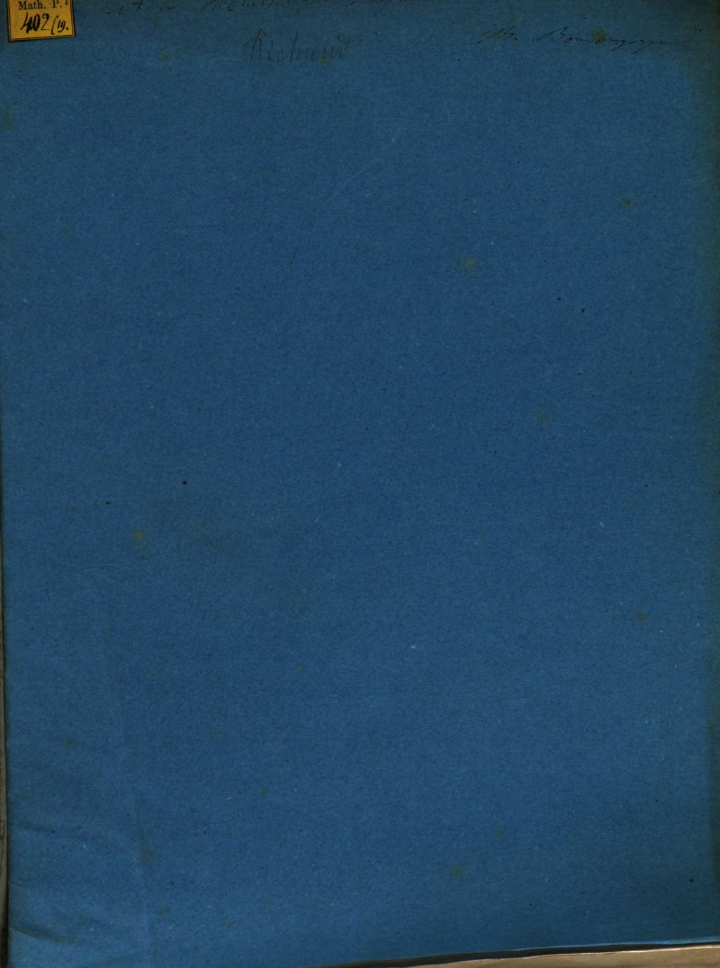 Cover of Sur la résolution des équations x?? - Ay?? = ??1 Lettre adressée a D. B. Boncompagni par Casimir Richaud Suivie d‛une note sur un problème indéterminé par le même