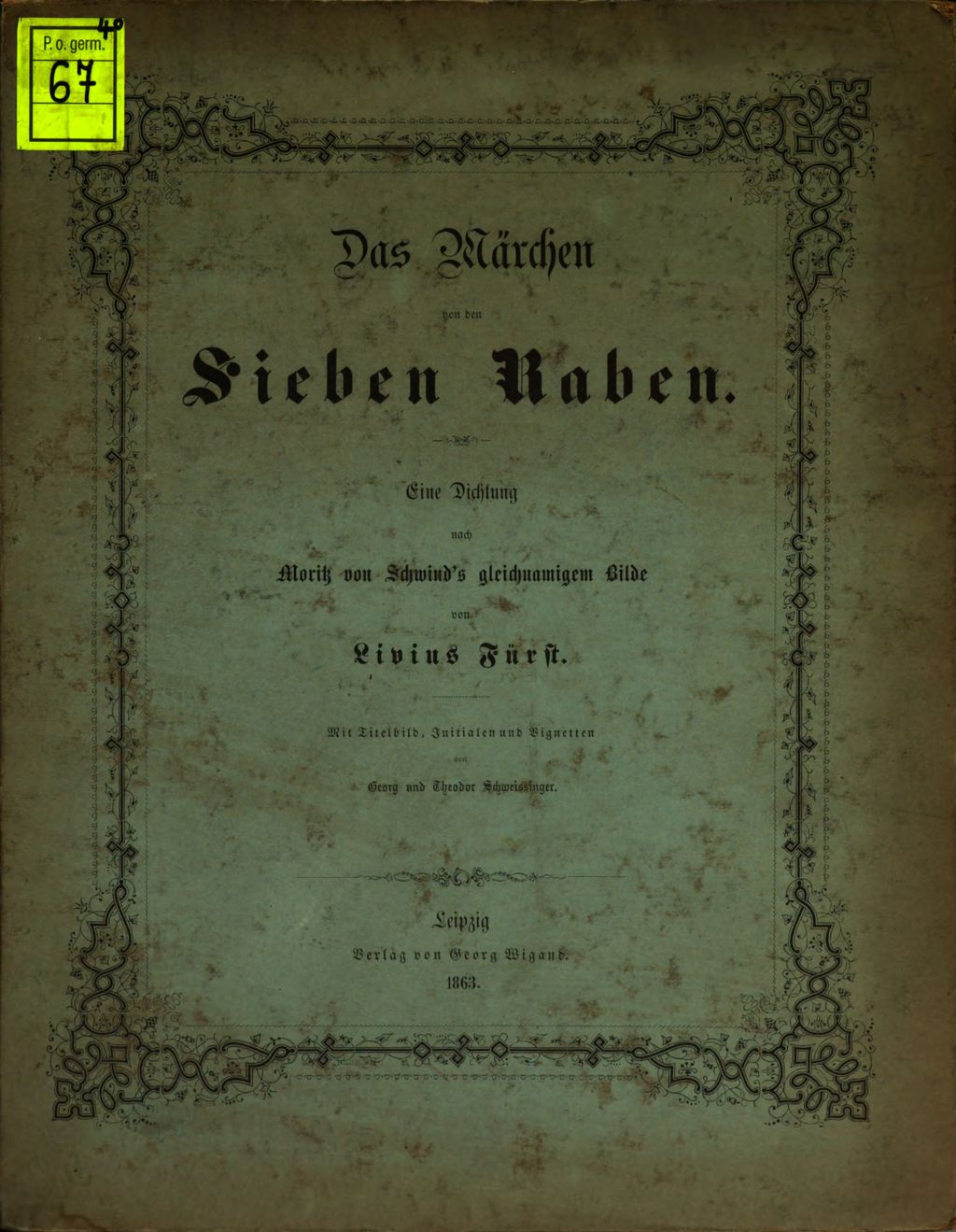 Cover of Das Märchen von den sieben Raben