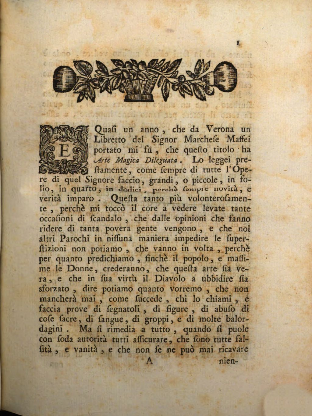 Cover of Arte Magica distrutta Risposta