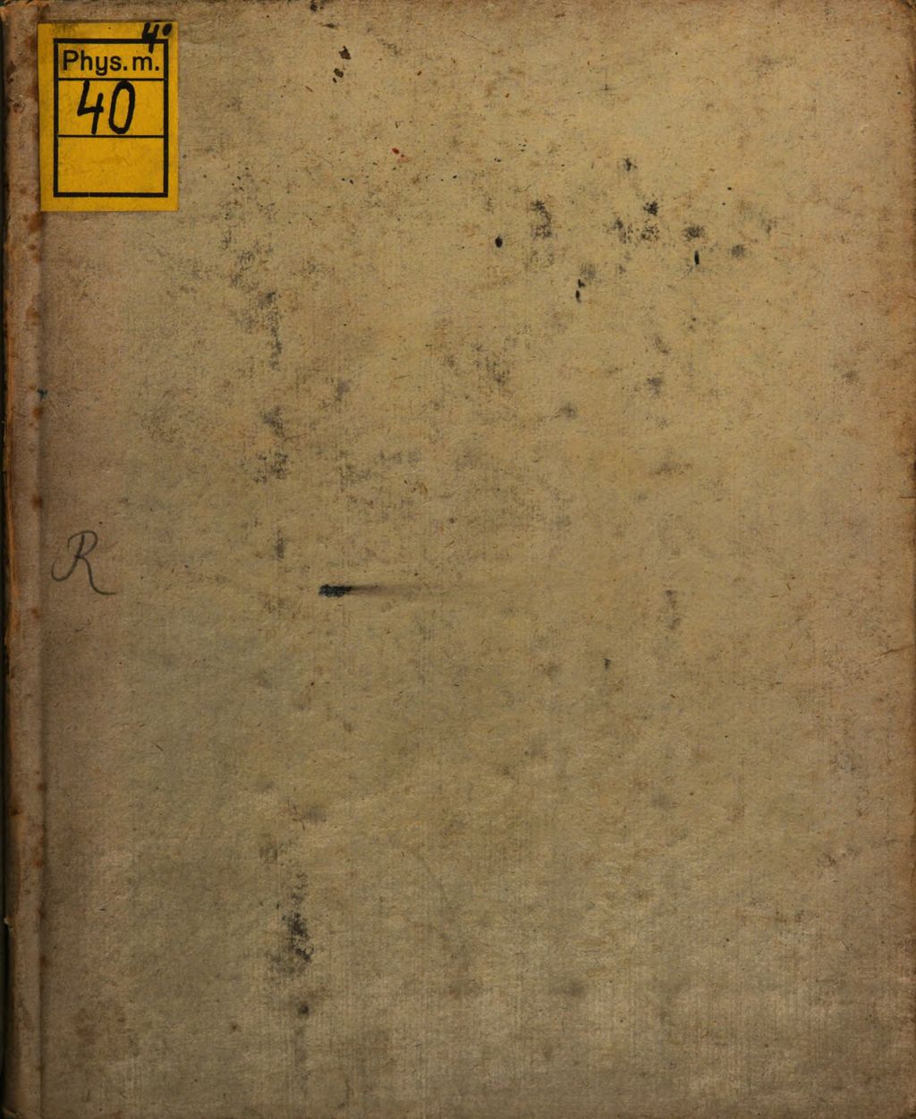Cover of Johann Hänflers Unvorgreiffliche Gedancken, Wegen der in Stennwitz, einem Dorffe, (das eine Meile von Landsberg lieget) auff dem Scheunfluhr den 20. Jul. 1697 angetroffenen mildiglich Blut-trieffenden Korn-Aehren