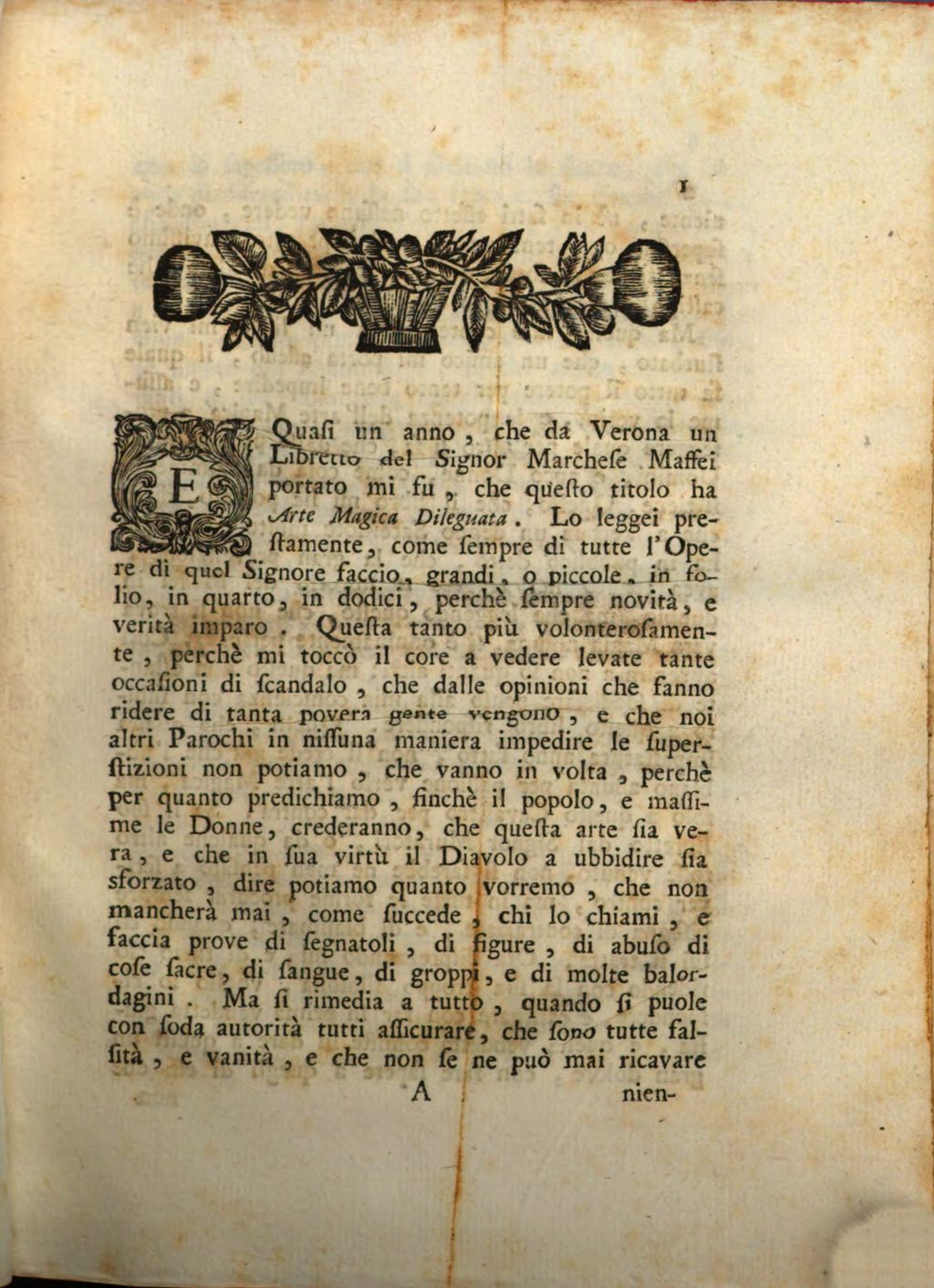 Cover of Arte Magica distrutta