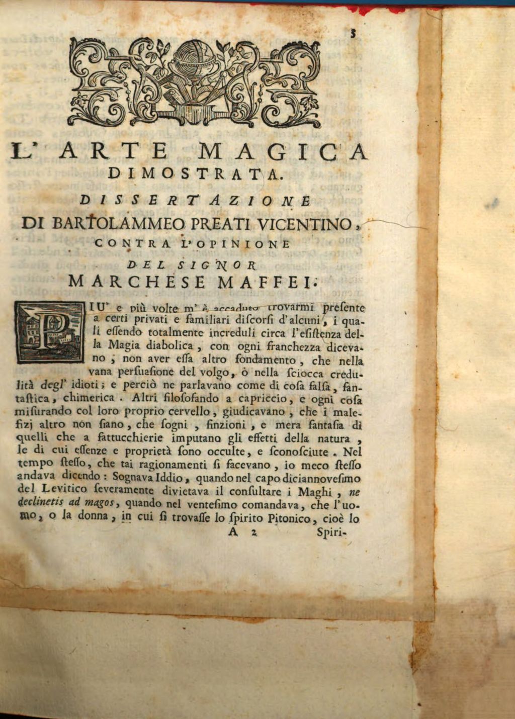 Cover of L' Arte magica dimostrata