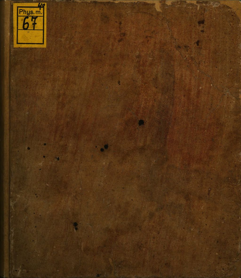 Cover of Neu vermehrtes Oraculum, in welchem allerhand Sachen aus dem Grunde der Geomantie calculirt