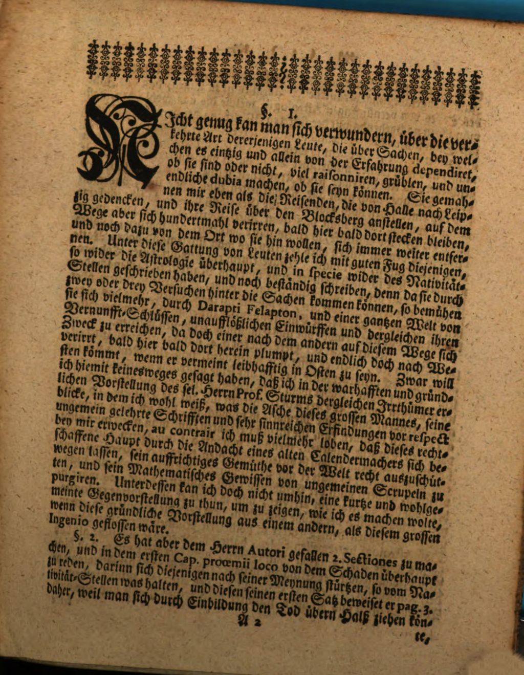 Cover of Eines Liebhabers der Astrologie Vorstellung Von der Stern-Wahrsagerey, Das ist: Von der Nativität-Stellung, Wie auch Bedeutung und Eintheilung der Zwölff Himmlischen Zeichen unter die Planeten, Länder und Städte