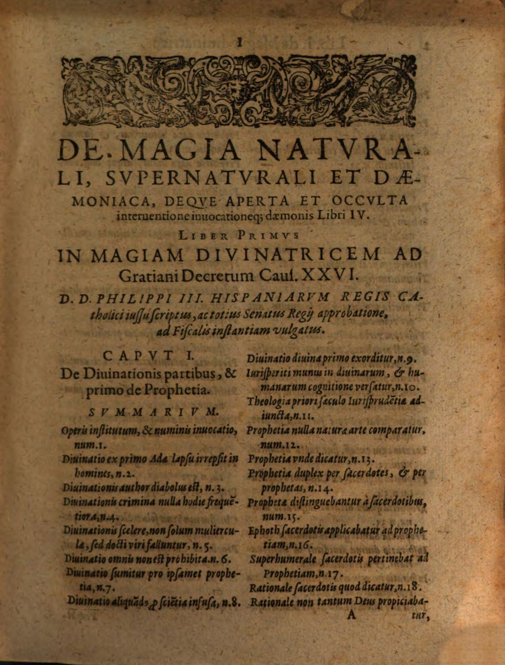Cover of Daemonologia, sive de Magia naturali