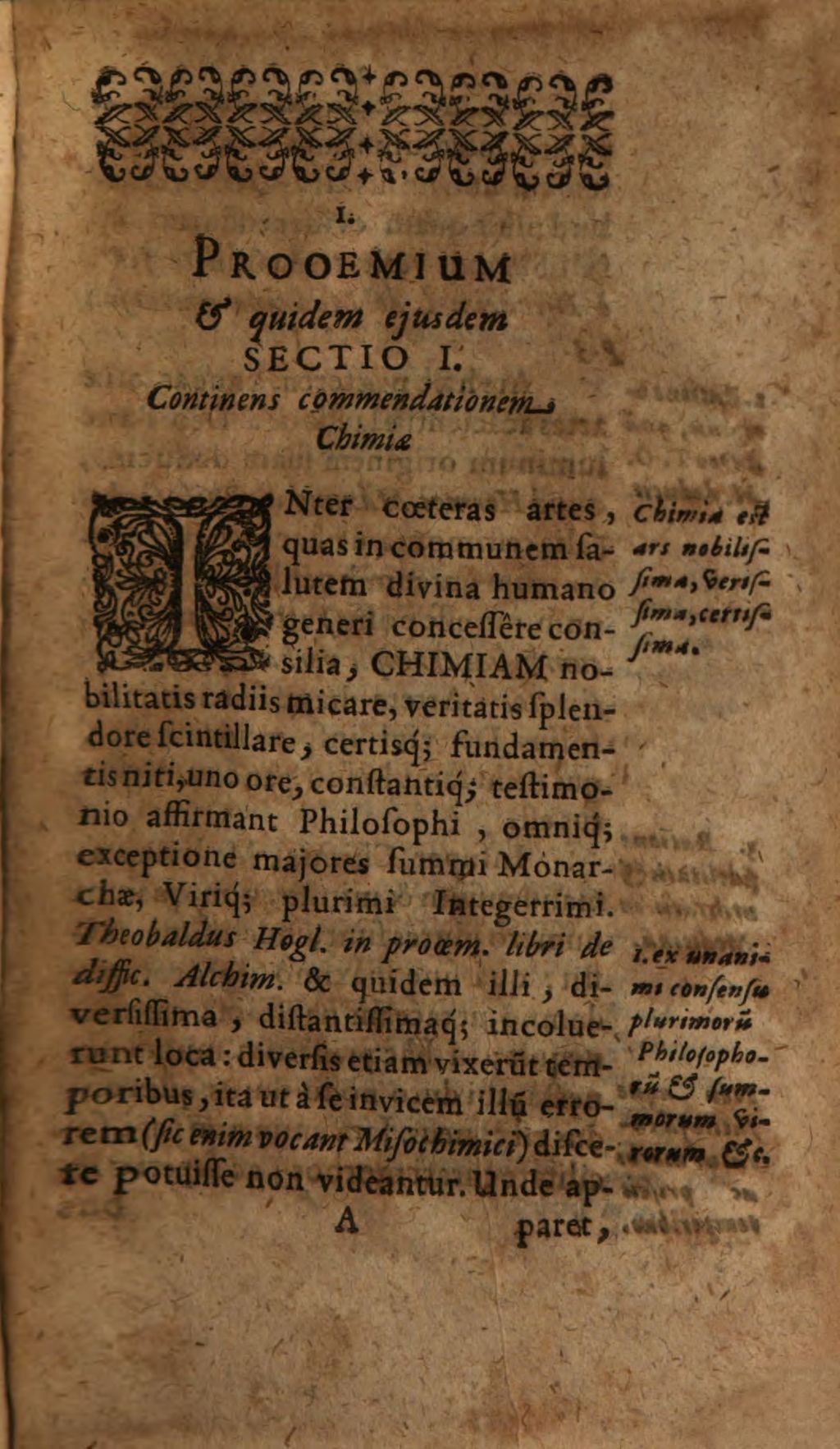 Cover of Zachariae Brendelii Med. Doct. & Prof. Publici Chimia In Artis Formam Redacta