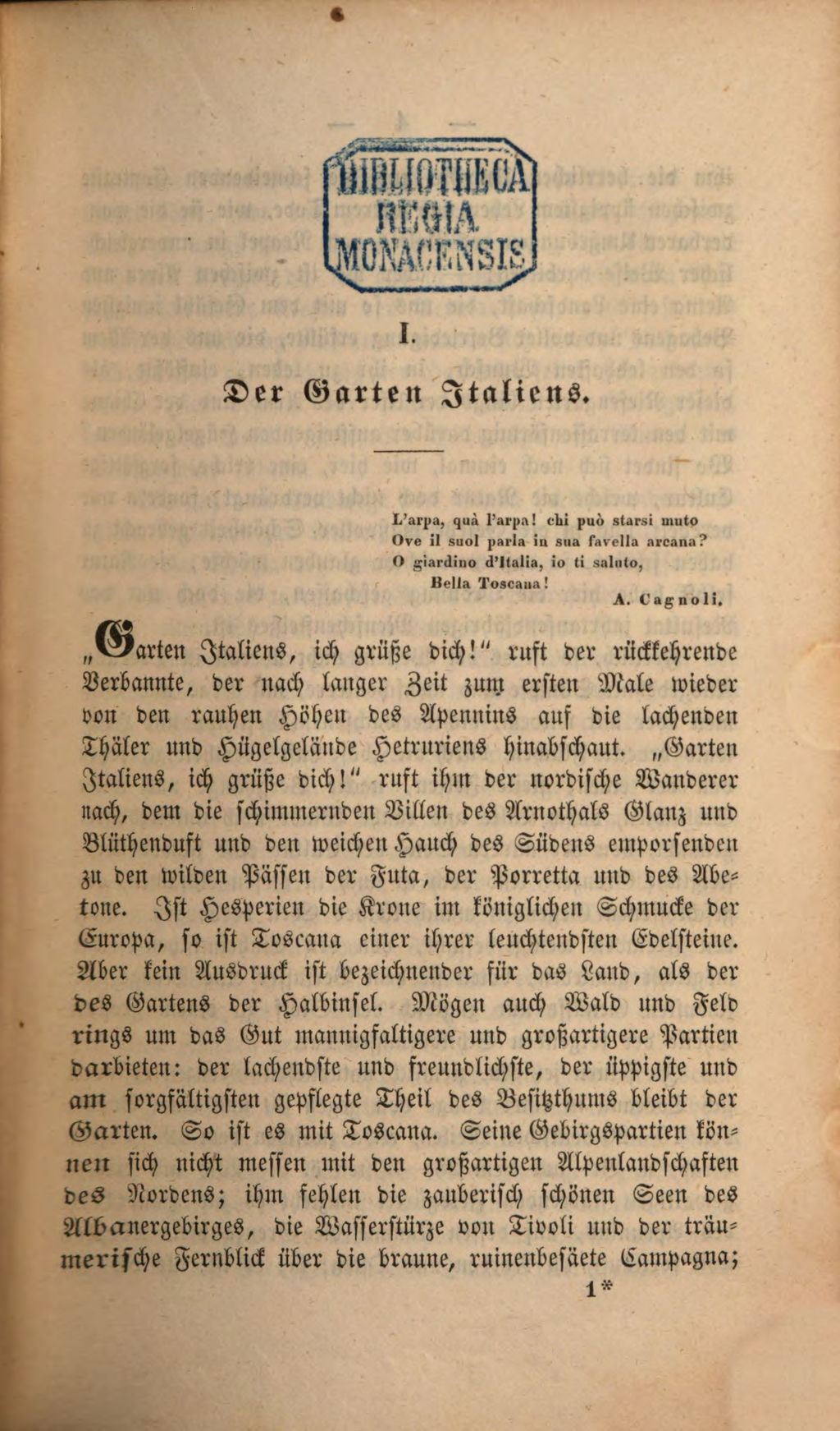 Cover of Bilder italienischen Landes und Lebens